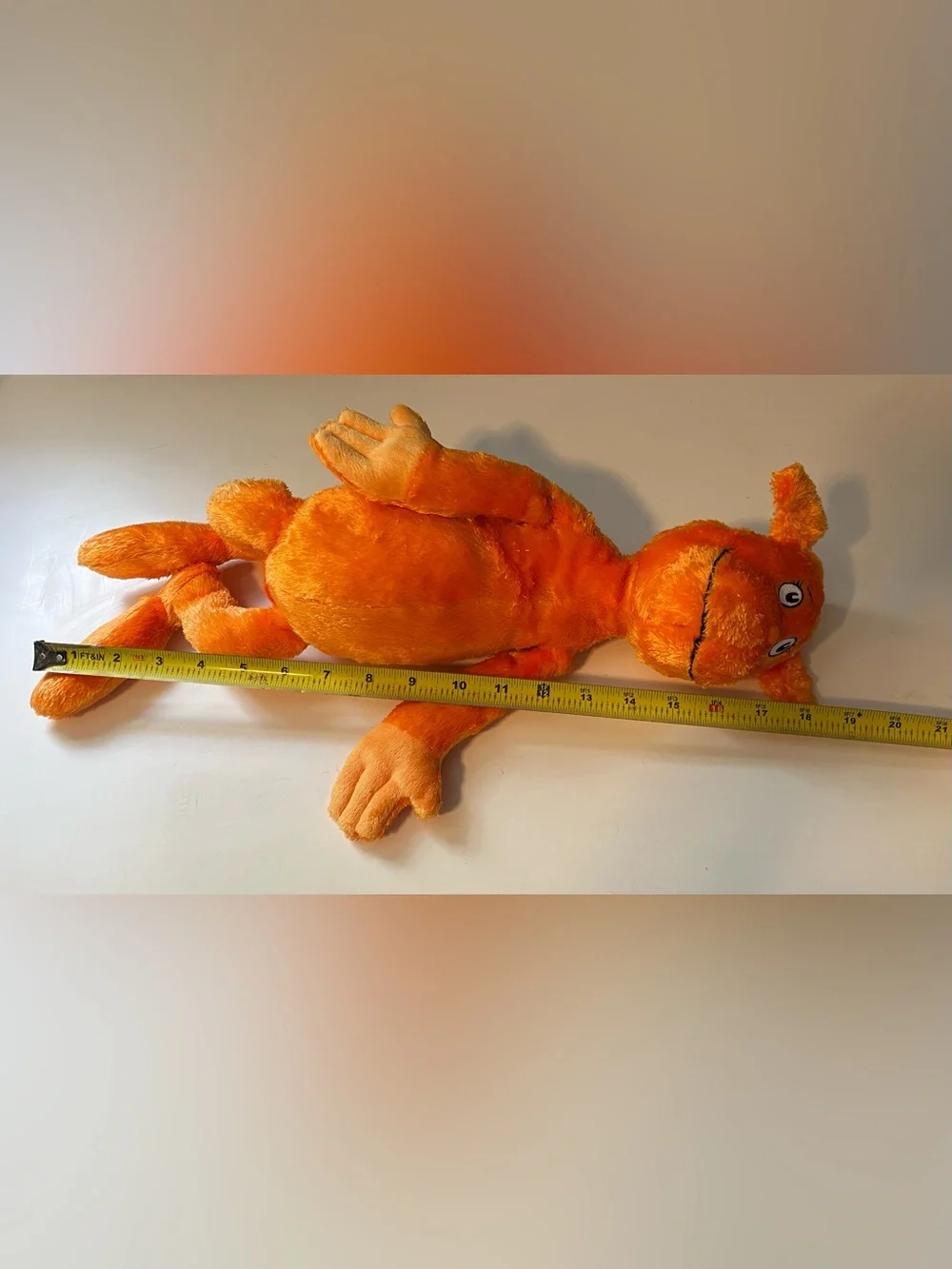 Kohl’s Dr. Seuss ‘The Foot Book’ Orange Animal Plush